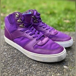CLAE Rollins casual Purple high top sneaker Sz 10